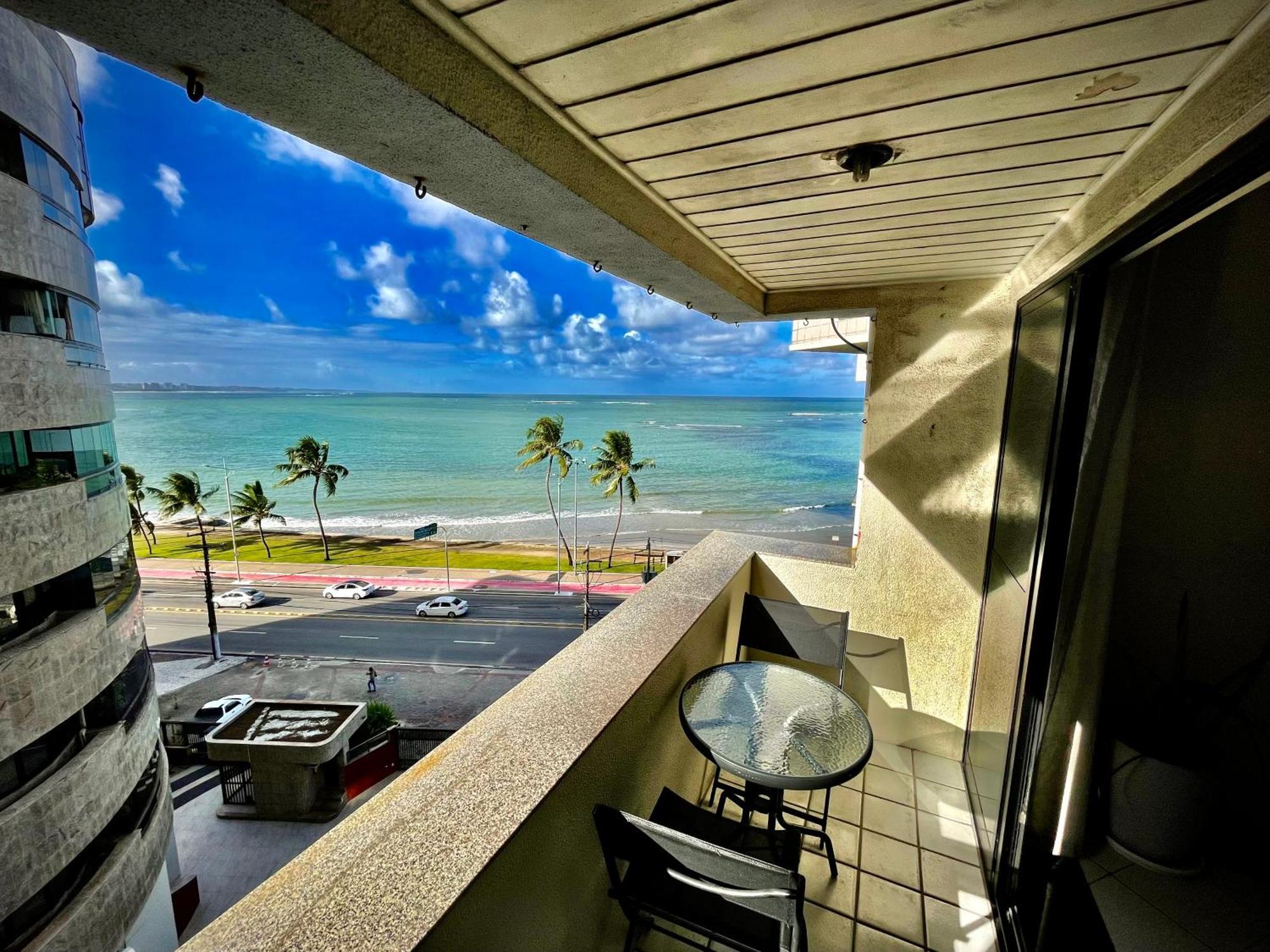 Beira Mar 2 Quartos Com Ar E Cozinha Completa Maceió Kültér fotó
